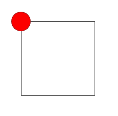 Circle makes square animation